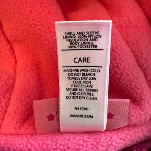 REI Pink and Red Kids Child Snowsuit Ski - Picture 5 of 6